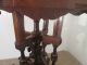 56918 Antique Victorian Marble Top Lamp Table Stand 1800-1899 photo 6