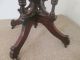 56918 Antique Victorian Marble Top Lamp Table Stand 1800-1899 photo 7