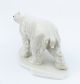Early 20th Century Karl Ens Porcelain Polar Bear Figurine White Ice Animal Figurines photo 7