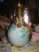 Antique Porcelain Vase Urn Roses Painted Gorgeous Vases photo 5