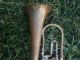 Old Rare Vintage German Musical Instrument Weltklang Trombone Brass With Case Other Antique Instruments photo 3