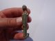 Roman Bronze Herma Statuette Lock,  With The Curly Bust Of Slave Above Roman photo 4