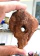 Natural Flint Hand Knocker Resembles Paleolithic Tool With Hole In The Middle Neolithic & Paleolithic photo 3