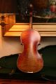An Old C19th Antique 4/4 Violin Labelled Joseph Guarnerius,  Later Case & Bow String photo 2