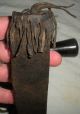 Antique C1770 Native American Indian Plains Scalping Knife Fringed Scabbard Vafo Native American photo 6