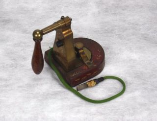 1900 ' S Pump Handle Telegraph Key By Foote Pierson Pristine,  Early Bug photo
