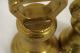 B149 & B150 2 Antique Scottish Brass Bell Weights,  1 Lb.  & 2 Lbs. Scales photo 3