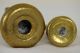 B149 & B150 2 Antique Scottish Brass Bell Weights,  1 Lb.  & 2 Lbs. Scales photo 5