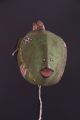 Mali : Old And Rare Tribal African Bozo Green Fisch Puppet Mask. Masks photo 2