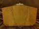 Vintage Art Deco Frameless Wall Mirror,  Chain Wooden Backing 20th Century photo 3