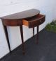 Mahogany Inlay Demi - Lune Side Tables / End Tables Console Tables 7608x Post-1950 photo 3