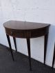 Mahogany Inlay Demi - Lune Side Tables / End Tables Console Tables 7608x Post-1950 photo 8