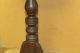 Rare 19th C Ct Country Candlestand Shaped Top In The Best Red Paint Primitives photo 3