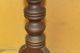 Rare 19th C Ct Country Candlestand Shaped Top In The Best Red Paint Primitives photo 4