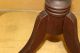 Rare 19th C Ct Country Candlestand Shaped Top In The Best Red Paint Primitives photo 8