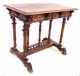 French Neo Gothic Walnut Desk Or Side Table,  19th Century Antique 1900-1950 photo 4