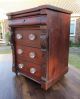 Victorian Apprentice Piece / Miniature Scottish Chest Of Drawers Mahogany C.  1880 Boxes photo 1