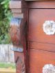 Victorian Apprentice Piece / Miniature Scottish Chest Of Drawers Mahogany C.  1880 Boxes photo 4