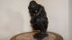 Vintage,  Signed African Hand - Carved Granite Sculpture Of Man Holding Grapes Sculptures & Statues photo 8