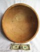 Munising Antique Wooden Bowl With Ball Feet Signed Bowls photo 1