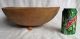 Munising Antique Wooden Bowl With Ball Feet Signed Bowls photo 5