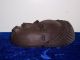 Vintage Baule Ivory Coast African Carved Wood Tribal Mask Face Beaded Hair Piece Masks photo 5