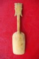 Antique Inuit Carved Caribou Antler Bone Spoon - Sami Lap Eskimo Native American photo 8