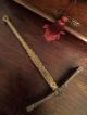 Antique Vintage North African Inlaid Brass Berber Taureg Sugar Breaker Hammer Other African Antiques photo 2