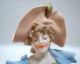 Antique Rudolstadt Germany Art Nouveau Porcelain Miniature Female Bust Figurine Figurines photo 3