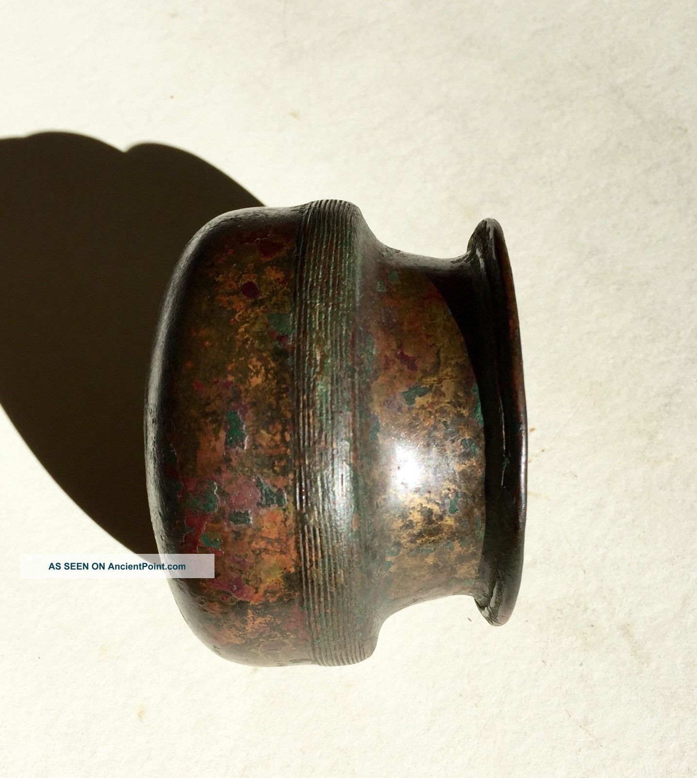 Ancient Persian Achaemenid Bronze Vessel C6th - 4th Century Bce Near Eastern photo