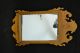 Chippendale Tiger Maple Inlaid Shell Mirror Vintage Signed L Brooks Bedford Mirrors photo 1