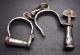 19th Century Antique Iron Handcuffs With Key Other Antiquities photo 3