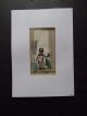 18th Century Hand Colored Engraving Of African Pygmy In European House Other African Antiques photo 2