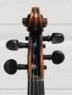 Old Vintage Antique 4/4 Violin Interesting Fine One Piece Back 354mm String photo 9