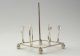 Toast Rack Solid Sterling Silver Novelty Design Dresser Hukin & Heath 1912 Other Antique Sterling Silver photo 1