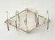 Toast Rack Solid Sterling Silver Novelty Design Dresser Hukin & Heath 1912 Other Antique Sterling Silver photo 6