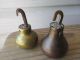 2 Hand - Forged Antique Brass/bronze Lead Scale Counter - Poise Balance Weights Scales photo 3