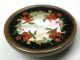 Antique Button 18th Century Reverse Painting W Iridescent Shell Liner 1 & 7/16 