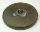 Antique Button 18th Century Reverse Painting W Iridescent Shell Liner 1 & 7/16 