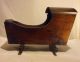 Antique Wooden Baby/doll Cradle - Hand Made Hooded Quaker Style Baby Cradles photo 5
