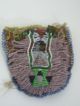 Antique / Vintage Crow Montana Plains Indian Beaded Pouch - C.  1880s Bded 2 Sides Native American photo 1