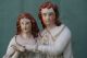 Mid 19thc Staffordshire Male & Female Figurines With Instruments C1860s Figurines photo 3
