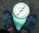 Antique Continental Scale Chicago 1917 - 1921 Health O Meter Turquoise Steampunk Scales photo 7