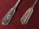 Two Gorham Chesterfield Sterling Silver Pierced Olive Spoons Gold Wash Monos Sterling Silver (.925) photo 5