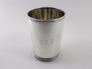 Lunt 47 Sterling Silver Julep Cup - Monogram photo