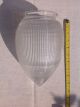 Industrial Dental Prismatic Clear Glass Holophane Acorn Pendant Light Shade 20th Century photo 5