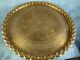 Rare Large Folding Anglo - Indian Wine Coffee Table Brass Tray Engrave African 1900-1950 photo 1