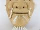 160739 Vintage Japanese Wood Carving Noh Okina Old Man ' S Mask Masks photo 2