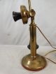 Antique Edwardian Era American Bell Old 323 Candlestick Telephone Folk Art Lamp Lamps photo 6