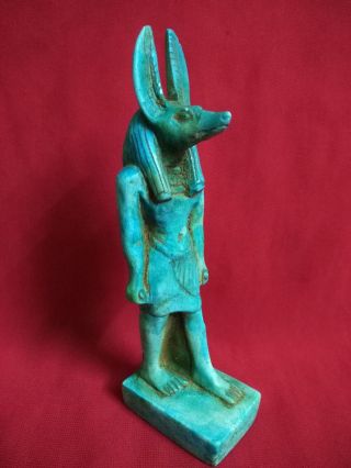 Ancient Egyptian Statue Of God Anubis (3100 – 2890 Bc) photo